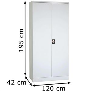 Produktbild für Aktenschrank G-Office FLC/FP.192, aus Metall, zerlegt