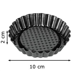 Produktbild für Backform Kaiser Classic, Mini-Torteletts, aus Stahl