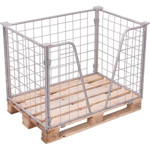 Palettenaufsatz VARIOfit Typ 63, vpa-080.024, verzinkter Stahl