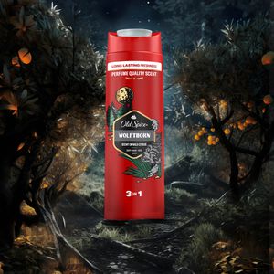 Produktbild für Duschgel Old-Spice Wolfthorn 3in1
