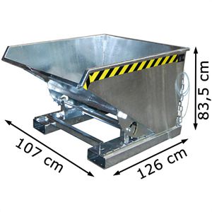 Produktbild für Kippbehälter BAUER EXPO 600, für Stapler