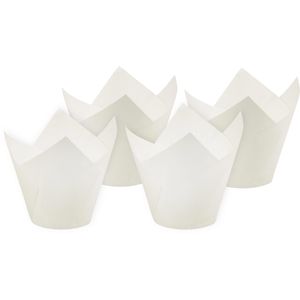 Muffinförmchen Papstar Tulip, Tulpenform aus Papier