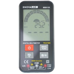 Produktbild für Multimeter Enovalab MS0135, digital, True RMS