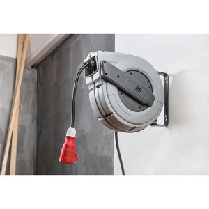 Produktbild für Kabeltrommel as-Schwabe 12649, mit Aufrollautomatik, für innen