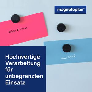 Produktbild für Magnete Magnetoplan Ergo Large, schwarz