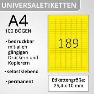 Produktbild für Universaletiketten Herma 4237, Special, gelb