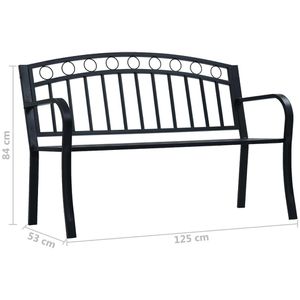 Produktbild für Gartenbank vidaXL 47945, 2-Sitzer