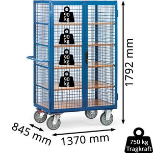 Produktbild für Etagenwagen Fetra Kastenwagen, 5393