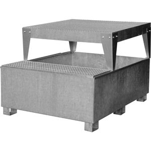 Auffangwanne CEMO GS1a AB1, 10852, aus verzinktem Stahl