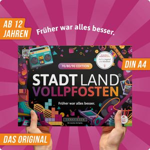 Produktbild für Spielblock Denkriesen Stadt Land Vollpfosten