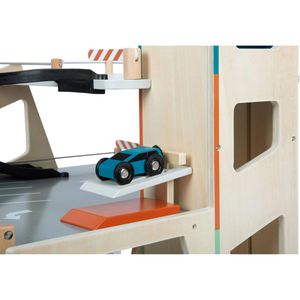 Produktbild für Parkgarage small-foot 12357 Parkhaus Rallye, aus Holz