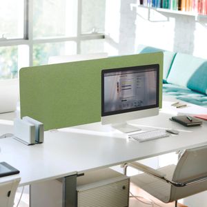 Produktbild für Tischtrennwand hJh-OFFICE 891017, grün