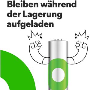Produktbild für Akku GP Batteries ReCyko 1,2 V, 2100 mAh