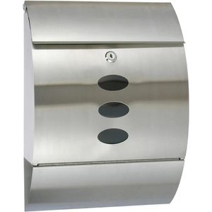 Produktbild für Briefkasten Böttcher-AG 60117, silber, aus Edelstahl