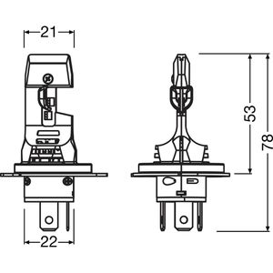 Produktbild für Auto-Lampe OSRAM Night Breaker Speed 450 64193DWNBSP-2HB