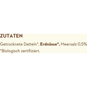 Produktbild für Fruchtriegel Raw-Bite Rohkost Riegel Peanut, BIO