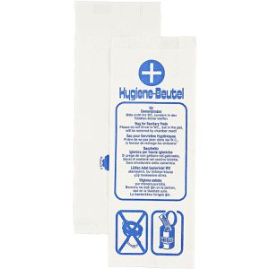Produktbild für Hygienebeutel Deiss Standard, 6-sprachig bedruckt, Papier