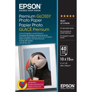 Produktbild für Fotopapier Epson S042153 Premium Glossy, für Inkjet, 10 x 15cm
