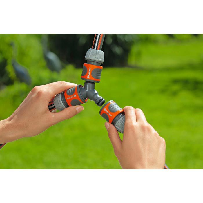 HAFRILY Gardena Kupplung Set 8-teilig - 1/2 Zoll Schlauchverbinder & Y-Stück