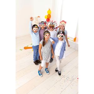 Produktbild für Bastelset Folia 23219 Kindermasken Abenteuer