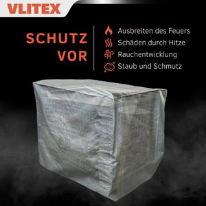 Produktbild für Löschdecke VLITEX Premium Haube