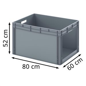 Produktbild für Eurobox AUER SK S 86/52, grau