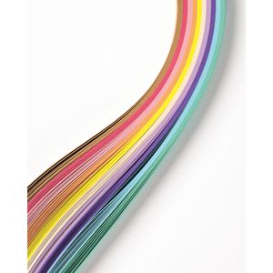 Produktbild für Bastelset Folia 70315 Flechtstreifen Pastell