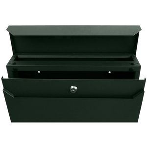 Produktbild für Briefkasten SafePost ScanPro 800 RAL6009, grün, aus Stahl