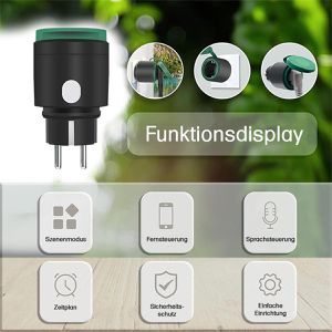 Produktbild für Smart-Steckdose Offgridtec 021625, für außen