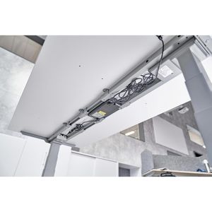 Produktbild für Schreibtisch Hammerbacher XDKB 16, eiche / weiß