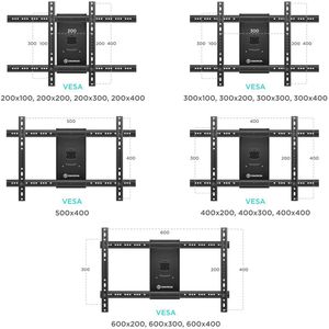 Produktbild für TV-Wandhalterung Onkron M6L-B, bis 45 kg