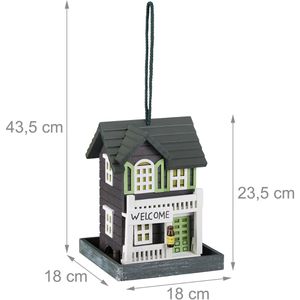 Produktbild für Vogelhaus Relaxdays 10037457, aus Holz