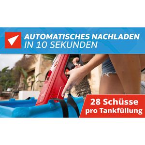 Produktbild für Wasserpistole Spyra Four, rot, elektrisch