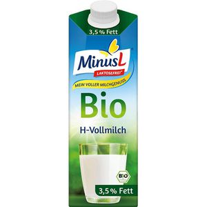 Produktbild für Milch MinusL H-Vollmilch, Fettgehalt 3,5%