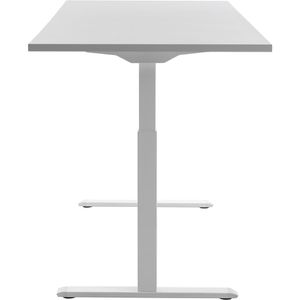 Produktbild für Schreibtisch Topstar E-Table, lichtgrau / weiß