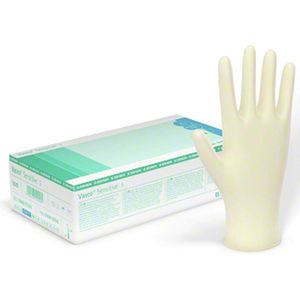 Einmalhandschuhe B.Braun Vasco Sensitive, weiß, 90 Stück