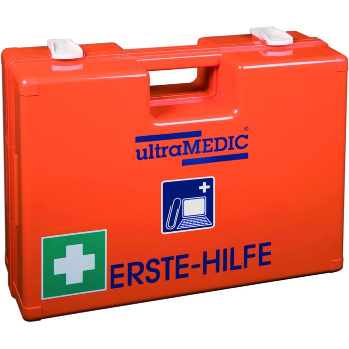 Ultramedic Erste-Hilfe-Koffer ultraBOX OFFICE, DIN 13157, Zusatz für Büro –  Böttcher AG