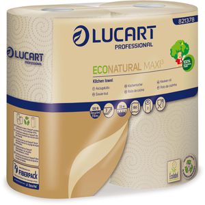 Produktbild für Küchenrolle Lucart EcoNatural Maxi³, Jumborolle, 2-lagig