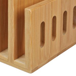 Produktbild für Briefständer Relaxdays Bambus