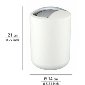 Produktbild für Mülleimer Wenko Brasil S, weiß