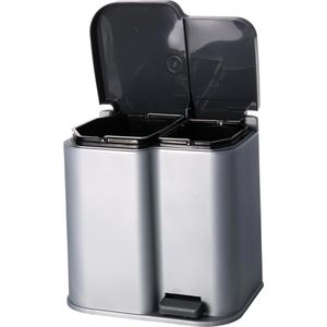 Produktbild für Mülleimer Curver Duo Pedal Bin, anthrazit