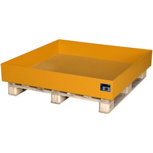 Auffangwanne BAUER 2026, orange, aus Stahl