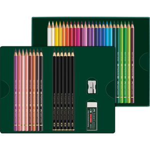 Produktbild für Buntstifte Faber-Castell Polychromos &amp; Pitt Graphite Matt