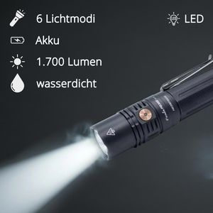 Produktbild für Taschenlampe Fenix PD36R V2, LED, aufladbar