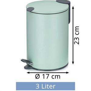 Produktbild für Mülleimer Kela Mats, 23616, salbeigrün