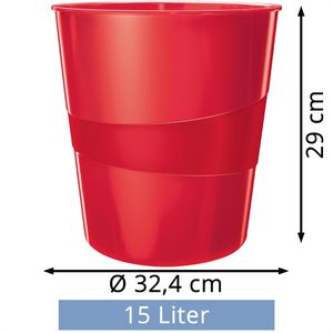 Produktbild für Papierkorb Leitz WOW 5278-10-26 Duo Colour