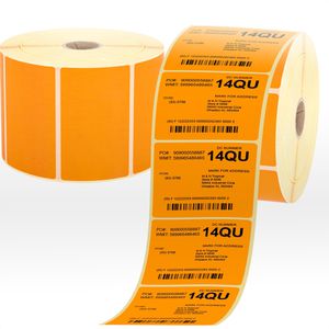 Thermoetiketten Böttcher-AG für Zebra, orange