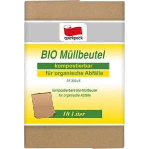 Müllbeutel Quickpack Bio-Müllbeutel, 10 Liter