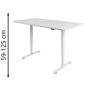 Produktbild für Schreibtisch Topstar Sitness X-Up Table 30, 10109, weiß / weiß