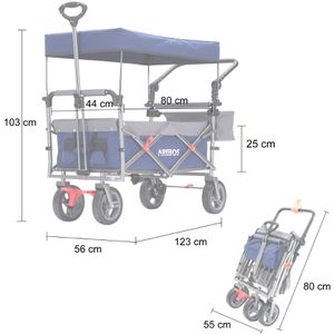 Produktbild für Bollerwagen Arebos 423392, faltbar